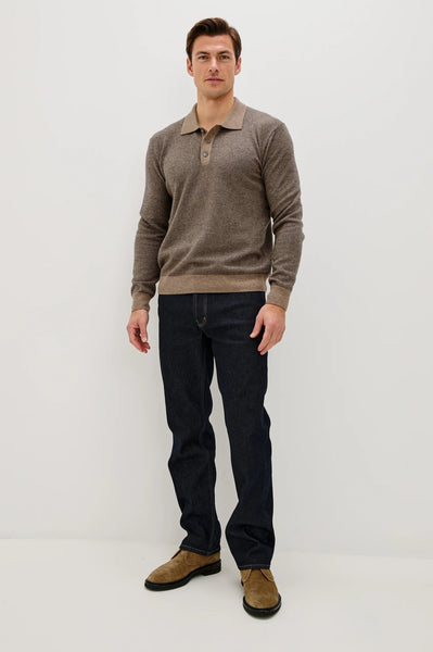 Rails Anders Sweater Polo / Flax Navy - nineNORTH | Men's & Women's Clothing Boutique