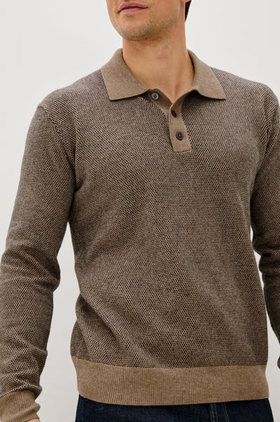 Rails Anders Sweater Polo / Flax Navy - nineNORTH | Men's & Women's Clothing Boutique