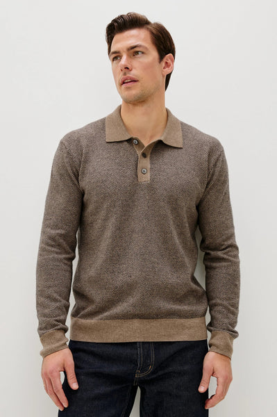 Rails Anders Sweater Polo / Flax Navy - nineNORTH | Men's & Women's Clothing Boutique