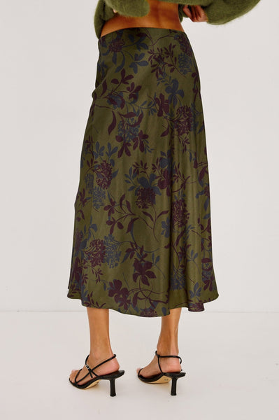 Rails Anya Skirt - Olive Dahlia - nineNORTH