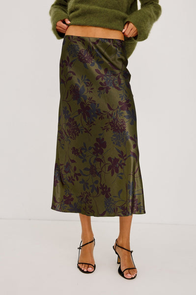 Rails Anya Skirt - Olive Dahlia - nineNORTH