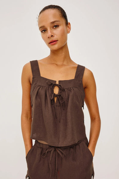 Rails Calais Top - Cocoa Floral Embroidery - nineNORTH | Men's & Women's Clothing Boutique