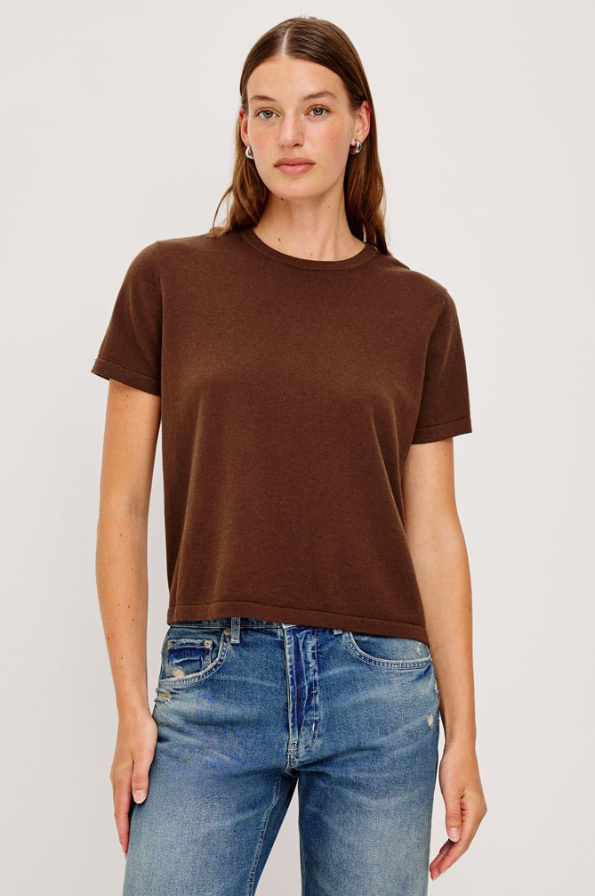 Rails Cotton Cashmere T-Shirt / Espresso - nineNORTH | Men's & Women's Clothing Boutique