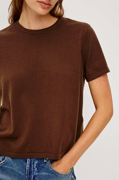 Rails Cotton Cashmere T-Shirt / Espresso - nineNORTH | Men's & Women's Clothing Boutique