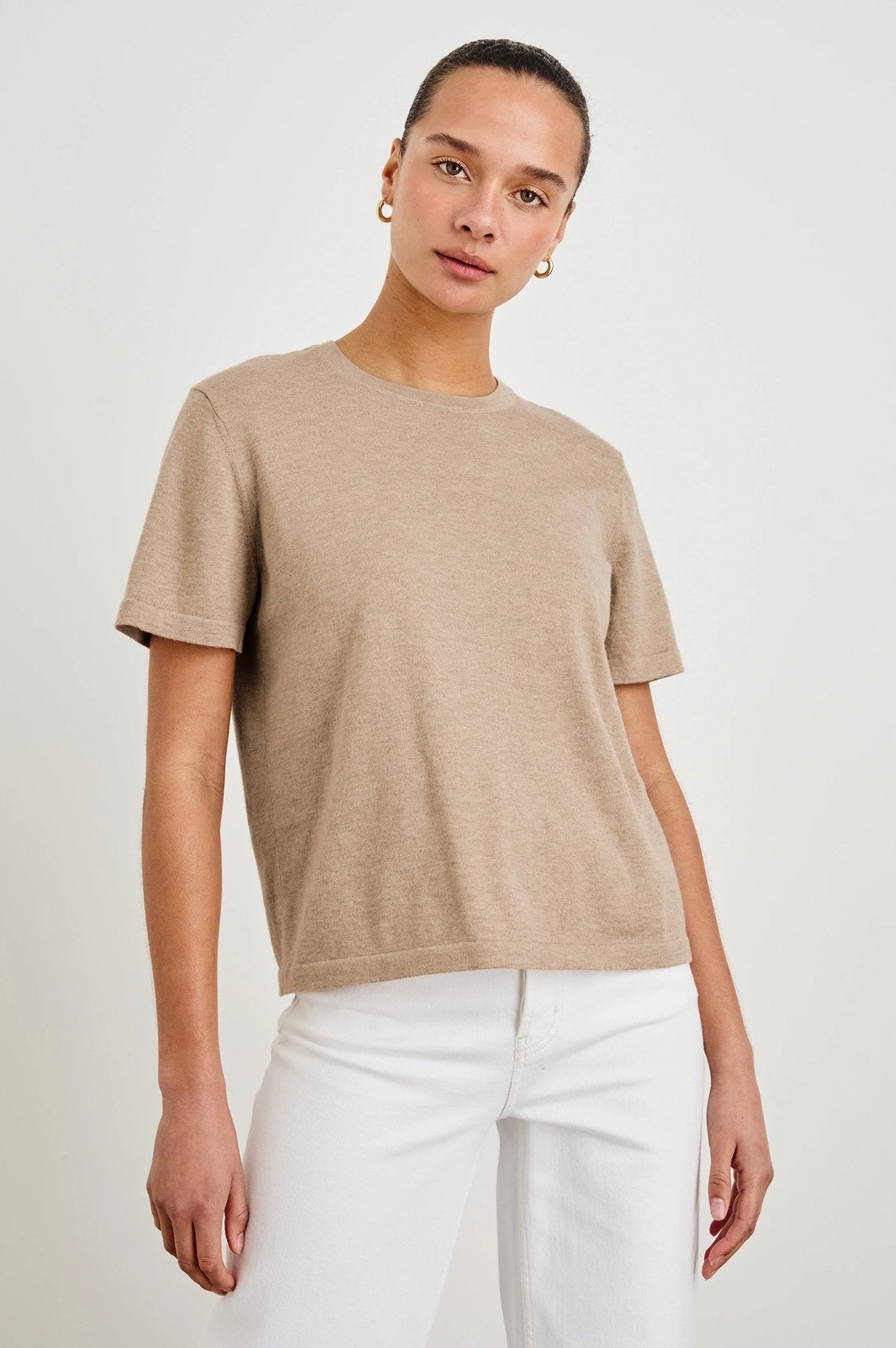 Rails Cotton Cashmere T-Shirt / Heather Oat - nineNORTH | Men's & Women's Clothing Boutique