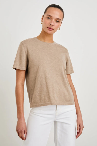 Rails Cotton Cashmere T-Shirt / Heather Oat - nineNORTH | Men's & Women's Clothing Boutique