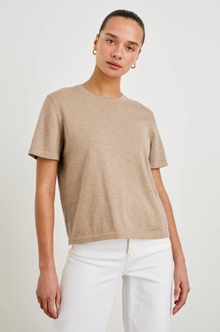 Rails Cotton Cashmere T-Shirt / Heather Oat - nineNORTH | Men's & Women's Clothing Boutique