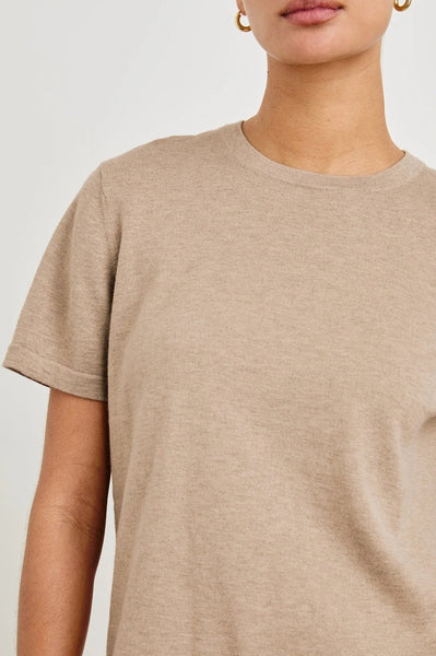 Rails Cotton Cashmere T-Shirt / Heather Oat - nineNORTH | Men's & Women's Clothing Boutique