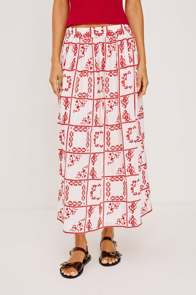 Rails Dax Skirt - Ivory Red Handkerchief - nineNORTH | Men's & Women's Clothing Boutique