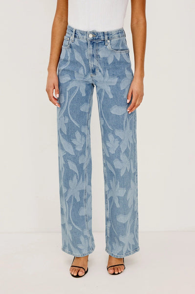 Rails Getty Wide Leg Denim - Floral Laser - nineNORTH | Men's & Women's Clothing Boutique