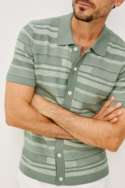 Rails Henri Knit Top - Sage Cream Block - nineNORTH | Men's & Women's Clothing Boutique