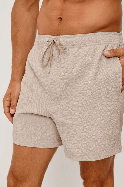 Rails La Brea Swim Short - Khaki Check Seersucker - nineNORTH | Men's & Women's Clothing Boutique