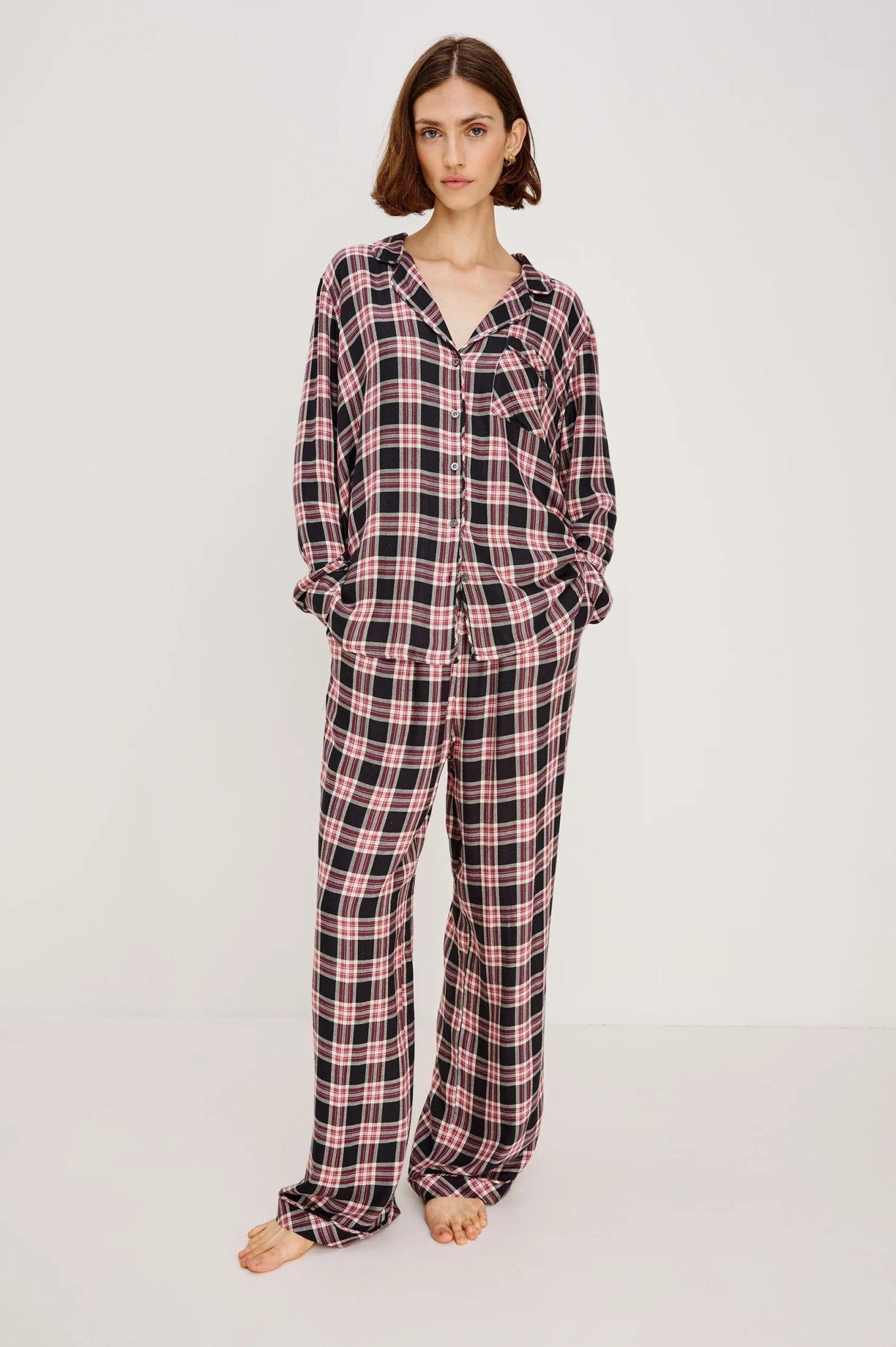 Rails Luna Pajama Set / Onyx Plum - nineNORTH | Men's & Women's Clothing Boutique