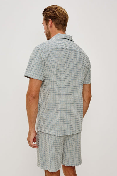 Rails Maverick Polo - Silverline Blue Grid - nineNORTH | Men's & Women's Clothing Boutique
