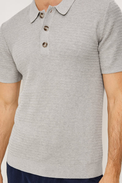 Rails Nathan Polo - Heather Grey - nineNORTH | Men's & Women's Clothing Boutique