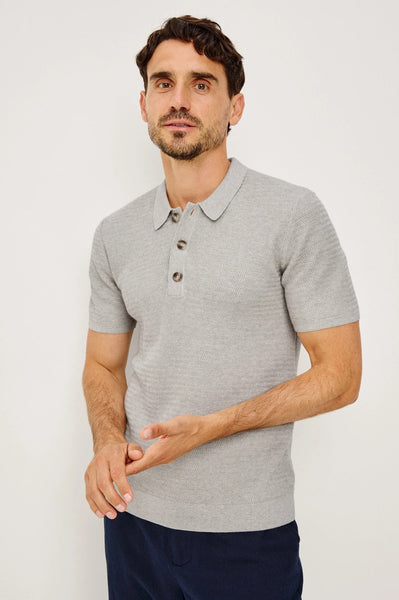 Rails Nathan Polo - Heather Grey - nineNORTH | Men's & Women's Clothing Boutique