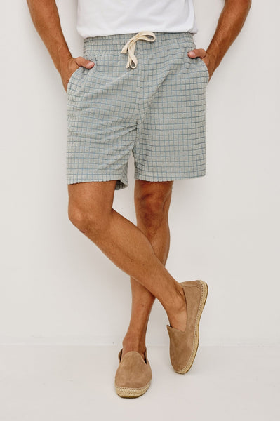 Rails Nova Short - Silverline Blue Grid - nineNORTH | Men's & Women's Clothing Boutique