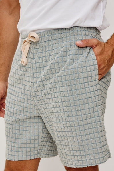 Rails Nova Short - Silverline Blue Grid - nineNORTH | Men's & Women's Clothing Boutique