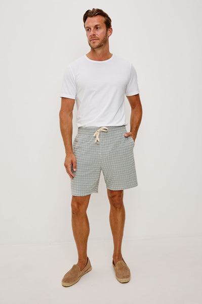 Rails Nova Short - Silverline Blue Grid - nineNORTH | Men's & Women's Clothing Boutique