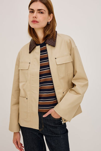 Rails Patrick Barn Coat - Taupe - nineNORTH