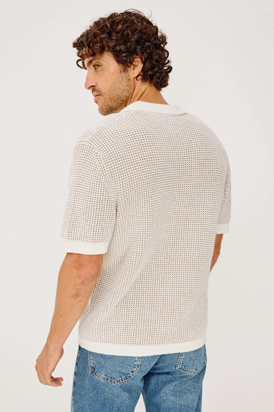 Rails Pearson Polo - White Sands - nineNORTH | Men's & Women's Clothing Boutique