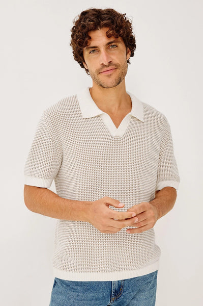 Rails Pearson Polo - White Sands - nineNORTH | Men's & Women's Clothing Boutique
