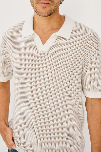 Rails Pearson Polo - White Sands - nineNORTH | Men's & Women's Clothing Boutique