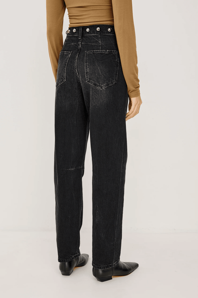 Rails Samo Barrel Leg Jean / Black Stone Studded - nineNORTH | Men's & Women's Clothing Boutique
