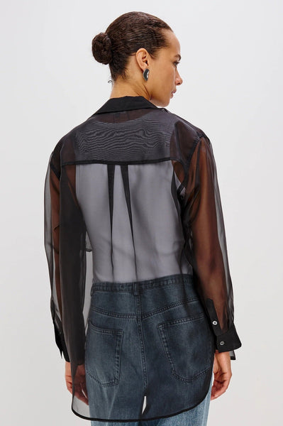 Rails Sofiya Sheer Blouse / Black - nineNORTH | Men's & Women's Clothing Boutique