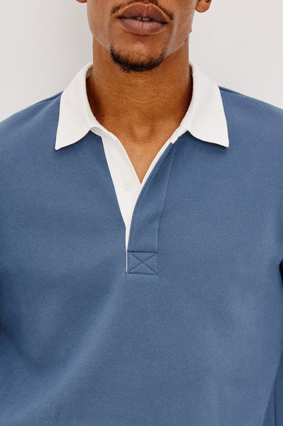 Rails Wright Rugby Polo - Vintage Steel - nineNORTH | Men's & Women's Clothing Boutique
