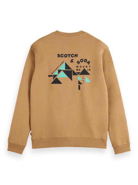 Scotch & Soda Artwork Sweatshirt / Tannin - nineNORTH | Men's & Women's Clothing Boutique