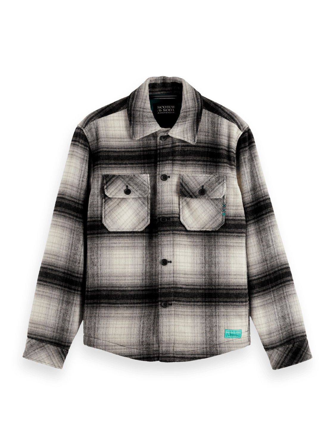 Scotch & Soda Check Overshirt / Dark Grey Check - nineNORTH | Men's & Women's Clothing Boutique