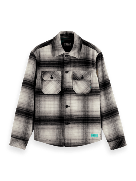 Scotch & Soda Check Overshirt / Dark Grey Check - nineNORTH | Men's & Women's Clothing Boutique