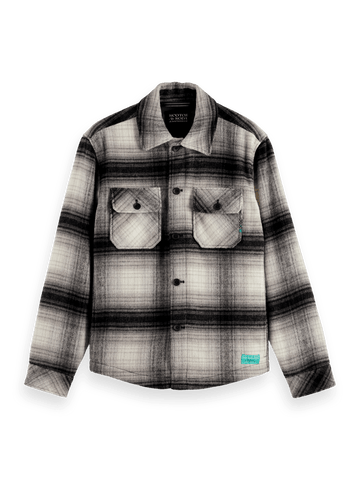 Scotch & Soda Check Overshirt / Dark Grey Check - nineNORTH | Men's & Women's Clothing Boutique