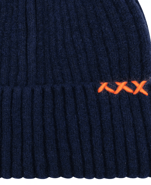Scotch & Soda Decode Rib Stitched Beanie / Navy - nineNORTH | Men's & Women's Clothing Boutique