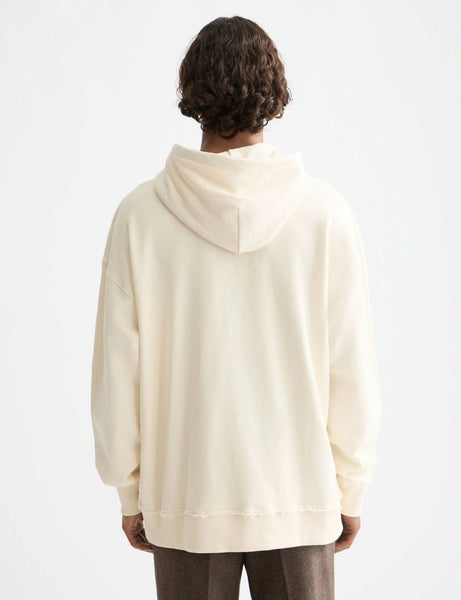 Scotch & Soda Embroidered Artwork Hoodie / Eggnog - nineNORTH | Men's & Women's Clothing Boutique