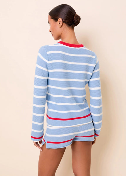 Solid & Striped Hudson Sweater - Americana Breton Stripe - nineNORTH | Men's & Women's Clothing Boutique