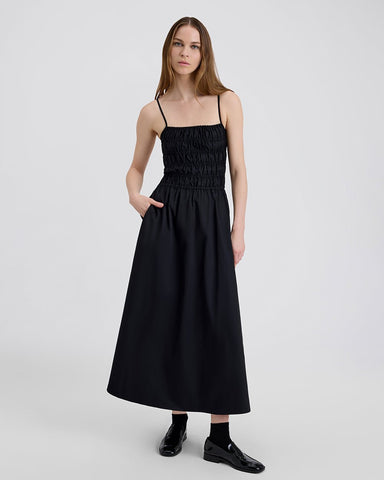 Solid & Striped The Delta Midi Dress / Blackout - nineNORTH | Men's & Women's Clothing Boutique