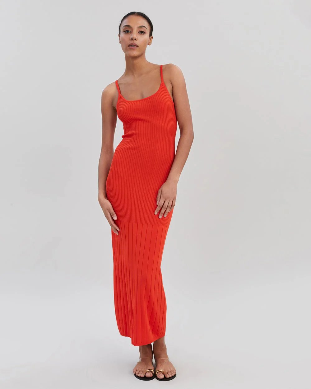 Solid & Striped Noel Dress Lava L / Lava Solid & Striped Noel Dress Lava L / Lava