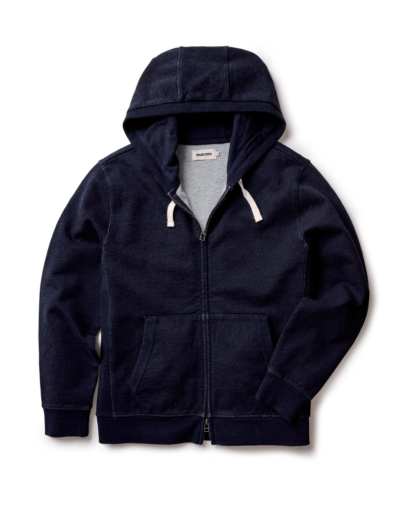 Taylor Stitch The Après Zip Hoodie / Rinsed Indigo Terry - nineNORTH | Men's & Women's Clothing Boutique