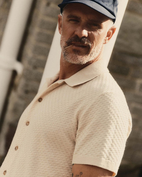 Taylor Stitch The Arlo Sweater Polo - Oat - nineNORTH | Men's & Women's Clothing Boutique