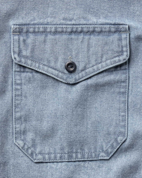 Taylor Stitch The Cadet Shirt / Washed Indigo Oxford - nineNORTH | Men's & Women's Clothing Boutique