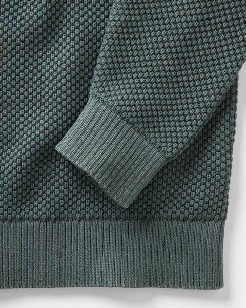 Taylor Stitch The Crawford Crew Sweater - Faded Spruce - nineNORTH | Men's & Women's Clothing Boutique