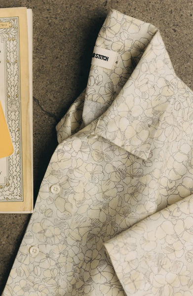 Taylor Stitch The Davis Shirt - Grey Skies Floral - nineNORTH | Men's & Women's Clothing Boutique