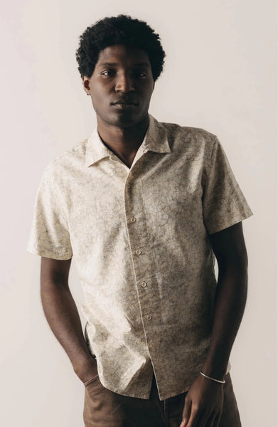 Taylor Stitch The Davis Shirt - Grey Skies Floral - nineNORTH | Men's & Women's Clothing Boutique