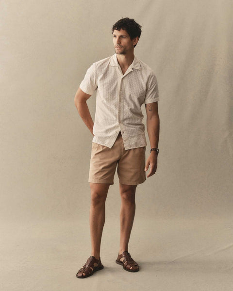 Taylor Stitch The Davis Shirt - Vintage White Embroidered Stripe - nineNORTH | Men's & Women's Clothing Boutique