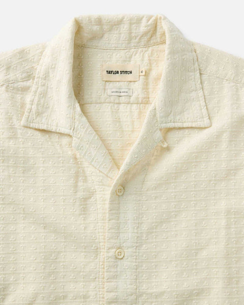 Taylor Stitch The Davis Shirt - Vintage White Embroidered Stripe - nineNORTH | Men's & Women's Clothing Boutique