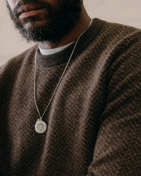 Taylor Stitch The Eddy Crew / Coffee Herringbone - nineNORTH | Men's & Women's Clothing Boutique