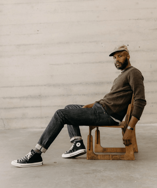 Taylor Stitch The Eddy Crew / Coffee Herringbone - nineNORTH | Men's & Women's Clothing Boutique