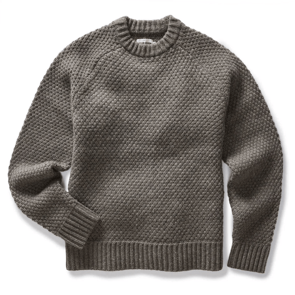 Taylor Stitch The Fisherman Sweater / Taupe Merino - nineNORTH | Men's & Women's Clothing Boutique